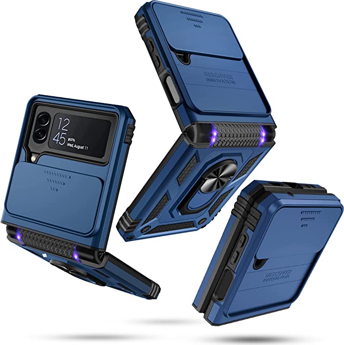 Magnetic Shockproof Case with Camera Cover For Samsung Galaxy Z Flip 4