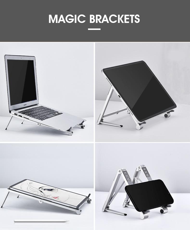 Magic Stand - 3in1 Portable Holder Tablet Phone Laptop
