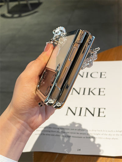 Luxury Rhinestone Bracelet Case for Samsung Galaxy Z Flip 4