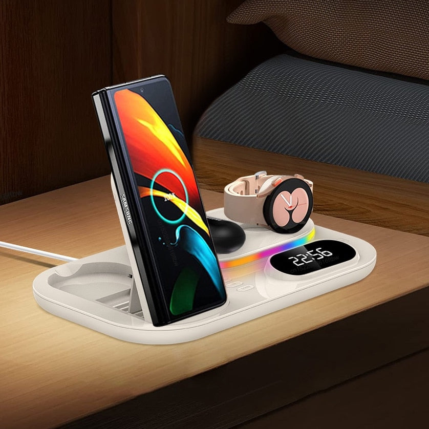 3 in 1 Fast Wireless Charger Station For Samsung Devices