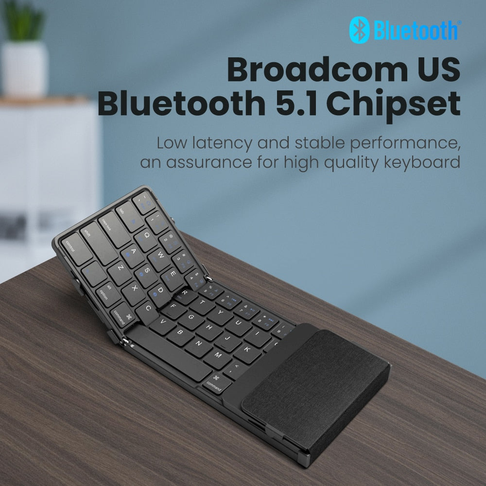 Portable Folding keyboard Wireless & Bluetooth