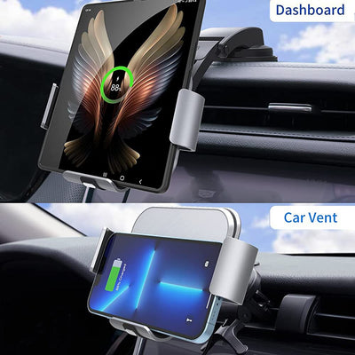 CAR WIRELESS CHARGER FAST CHARGING AUTO CLAMPING MOUNT for Z Fold Series