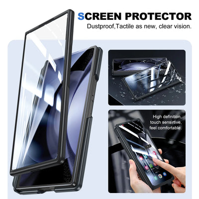 Shockproof Case with Camera Stand Cover & Pen Holder For Samsung Galaxy Z Fold 6