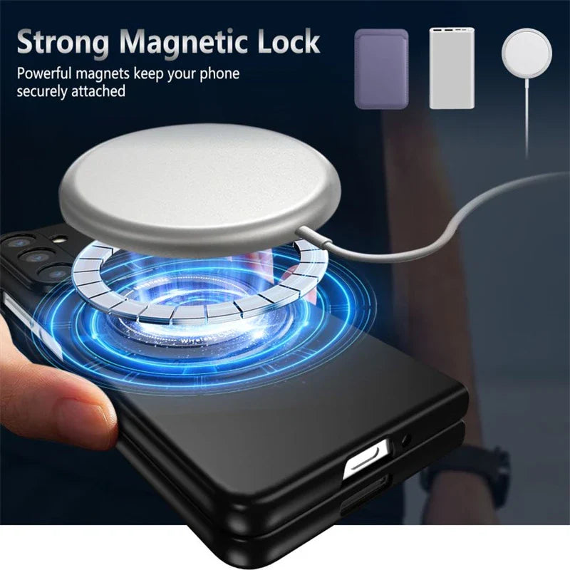 Full Protection Magnetic Case with Kickstand for Samsung Galaxy Z Fold 6