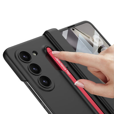 Shockproof Case with Magnetic Hinge Touch Pen & Screen Protetctor for Samsung Galaxy Z Fold 6