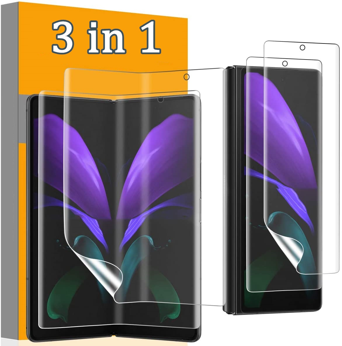 Full Cover Hydrogel Soft HD Screen Protector For Samsung Galaxy Z Fold 3 5G