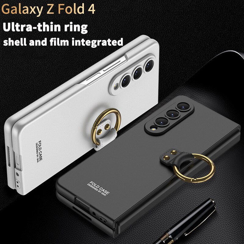 Ultra Thin Shockproof Ring Case For Samsung Galaxy Z Fold 4