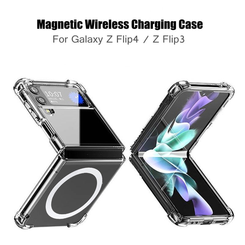 Wireless Charging Cover for Samsung Galaxy Z Flip 4