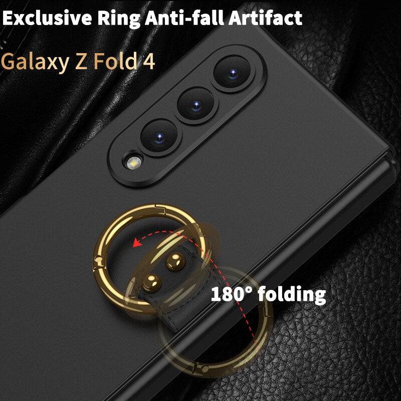 Ultra Thin Shockproof Ring Case For Samsung Galaxy Z Fold 4