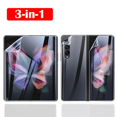 Full Cover Hydrogel Soft HD Screen Protector For Samsung Galaxy Z Fold 3 5G