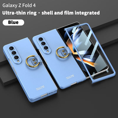 Ultra Thin Shockproof Ring Case For Samsung Galaxy Z Fold 4