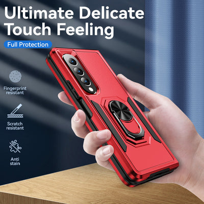 Luxury Finger Ring Shockproof Case for Samsung Galaxy Z Fold4 Fold 4