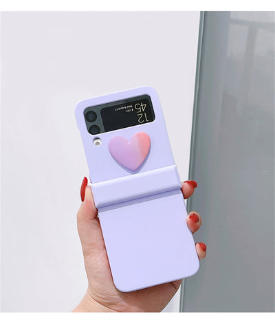 Cute 3D Gradient Heart Case for Samsung Galaxy Z Flip 3 5G