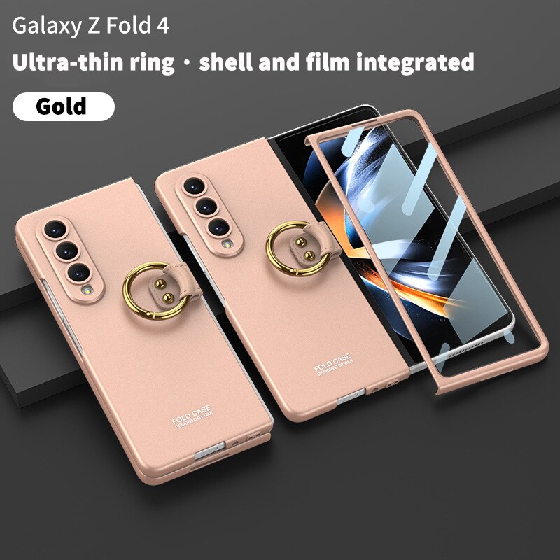 Ultra Thin Shockproof Ring Case For Samsung Galaxy Z Fold 4