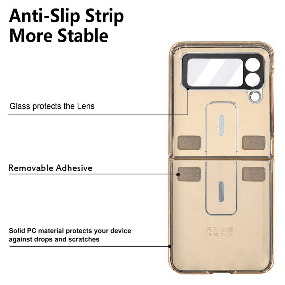 Retro Leather Case For Samsung Galaxy Z Flip 4 Flip 4