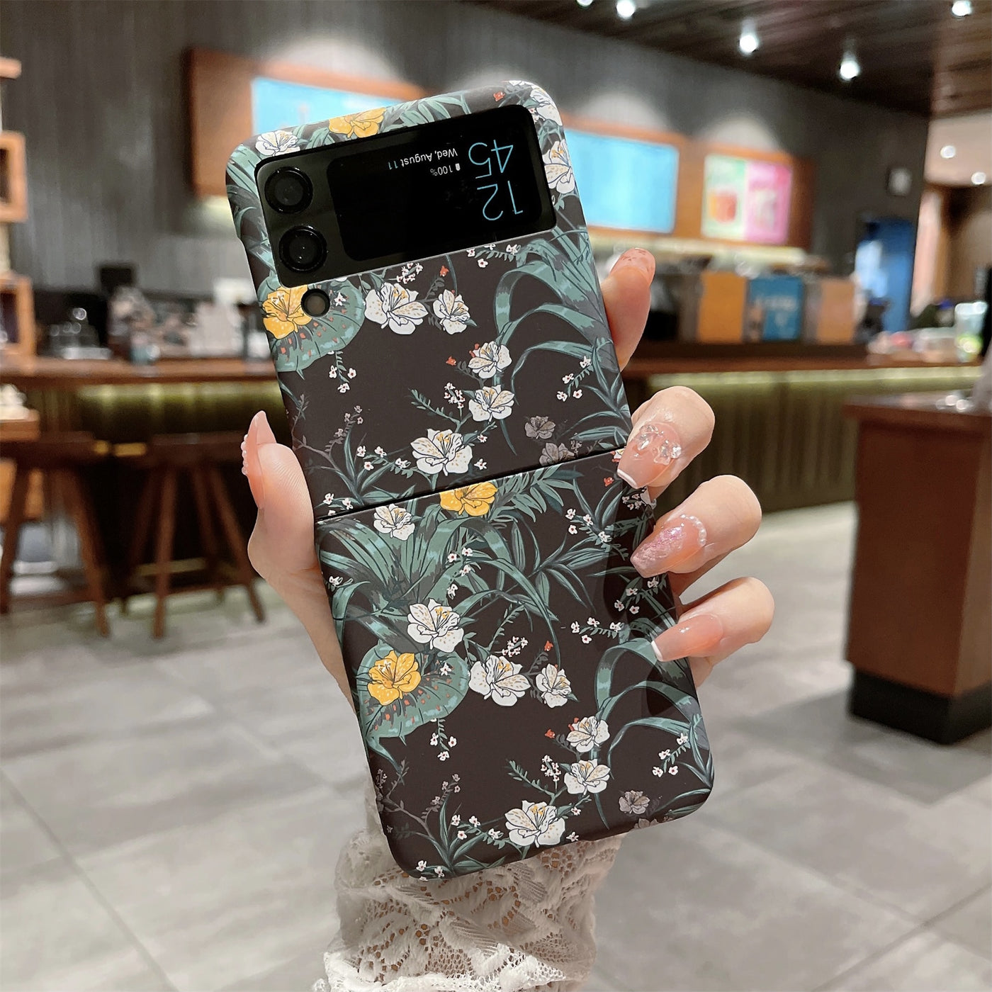 Luxury Floral Case for Samsung Galaxy Z Flip 3