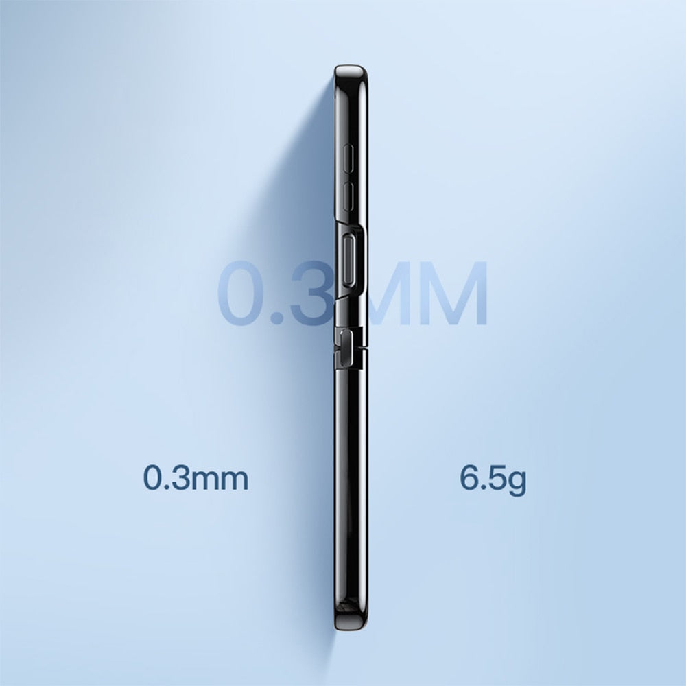 Luxury Transparent Folding Case For Samsung Galaxy Z Flip 4