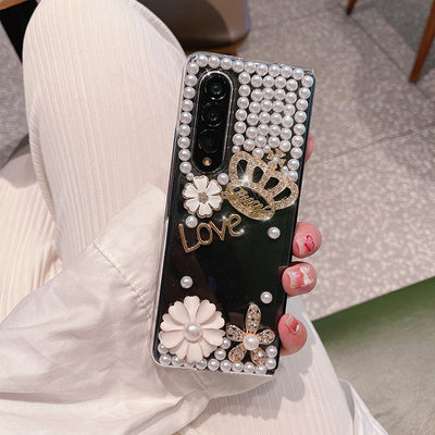 Luxury Bling Rhinestone Case For Samsung Galaxy Z Fold 3 5G