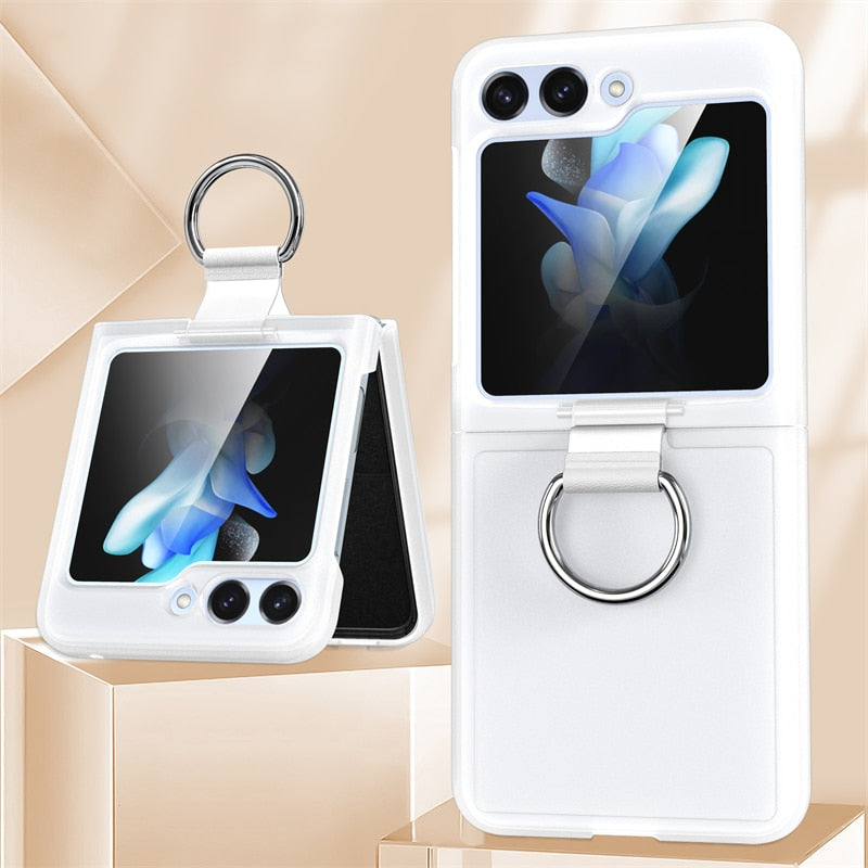 Shockproof Case With Ring Holder For Galaxy Z Flip 5