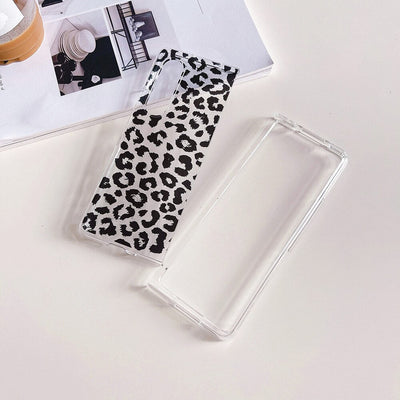 Woman Fashion Leopard Pattern Phone Case For Samsung Galaxy Z Fold 3 5G
