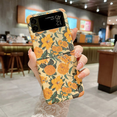 Luxury Floral Case for Samsung Galaxy Z Flip 3