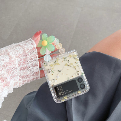 Case with Flowers Bracelet  for Samsung Galaxy Z Flip 3 5G