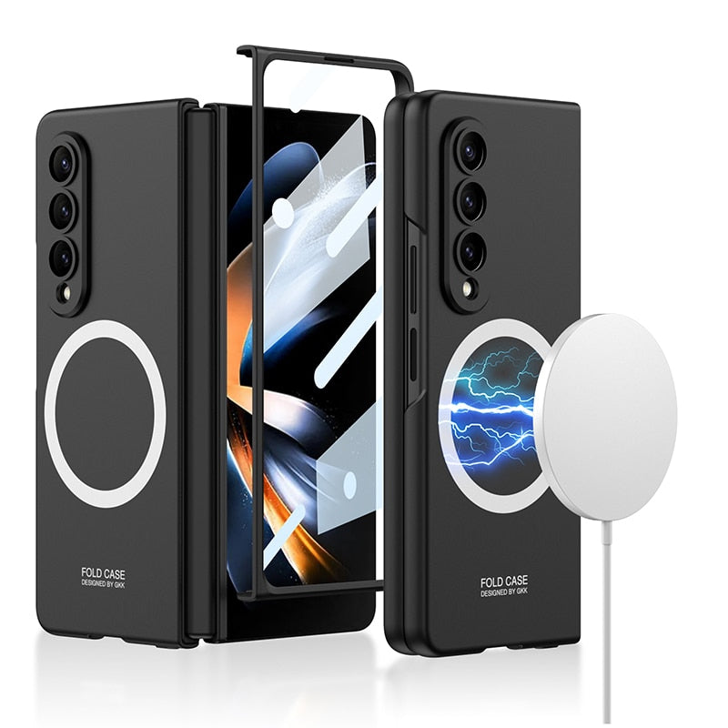 Ultra Thin Magnetic Wireless Charging Case For Samsung Galaxy Z Fold 4