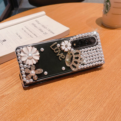 Luxury Bling Rhinestone Case For Samsung Galaxy Z Fold 3 5G