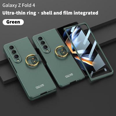 Ultra Thin Shockproof Ring Case For Samsung Galaxy Z Fold 4