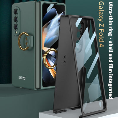 Ultra Thin Shockproof Ring Case For Samsung Galaxy Z Fold 4