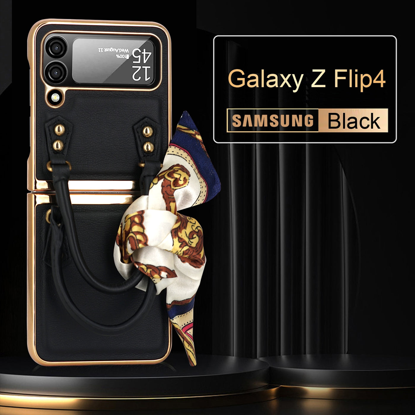 Luxury Leather Case For Samsung Galaxy Z Flip 4