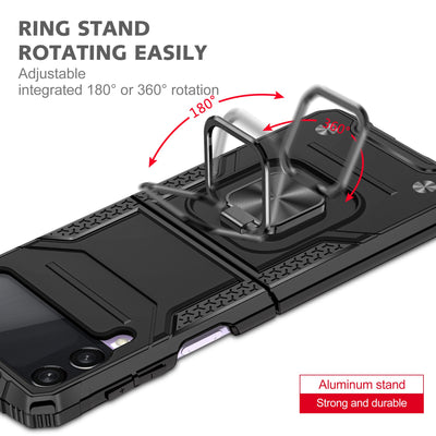 Shockproof Armor Case Stand for Samsung Galaxy Z Flip 4