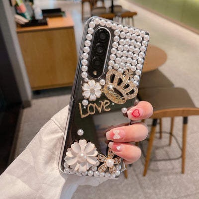 Luxury Bling Rhinestone Case For Samsung Galaxy Z Fold 3 5G