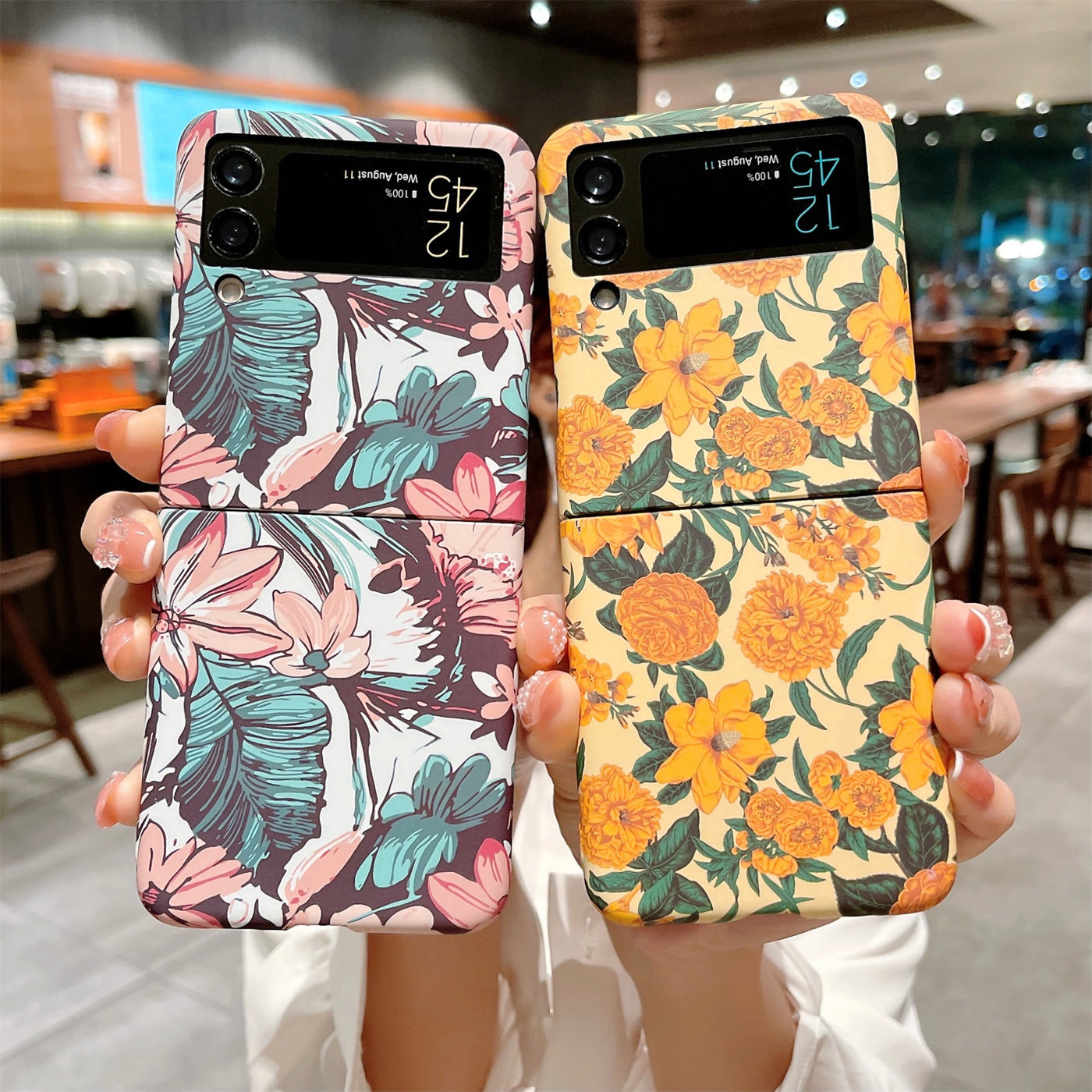 Luxury Floral Case for Samsung Galaxy Z Flip 3