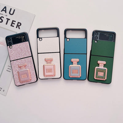 Luxury Case With Perfume Bottle Bracket for Samsung Galaxy Z Flip 3 5G