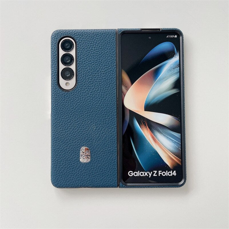 luxury Leather Case for Samsung Galaxy Z Fold 4