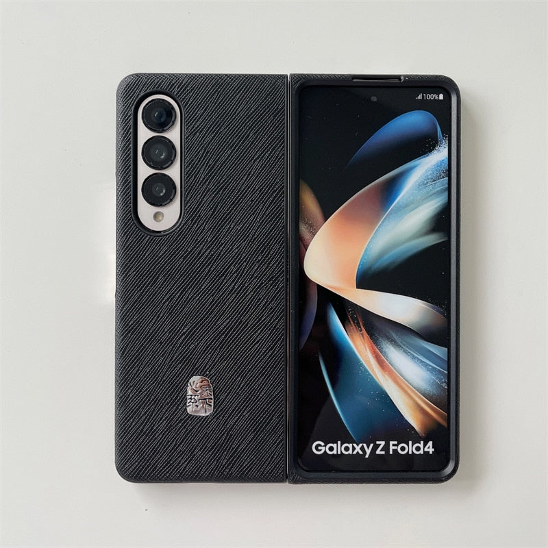 luxury Leather Case for Samsung Galaxy Z Fold 4