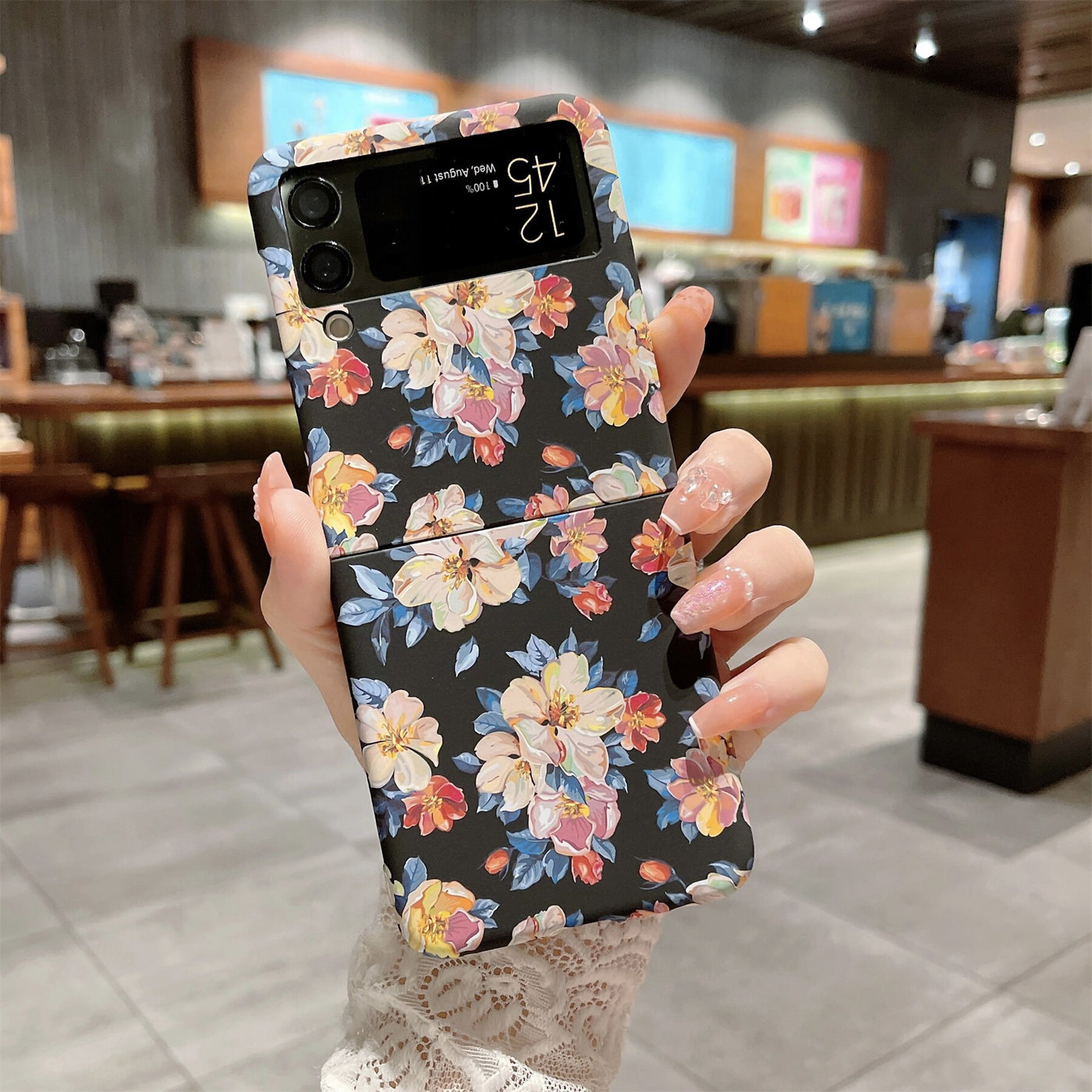 Luxury Floral Case for Samsung Galaxy Z Flip 3