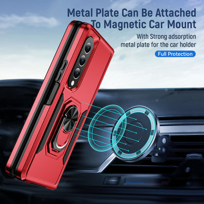 Luxury Finger Ring Shockproof Case for Samsung Galaxy Z Fold4 Fold 4