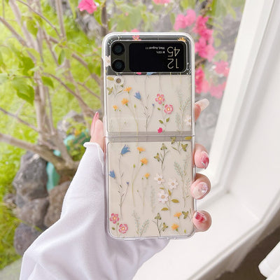 Cute Flowers Case For Samsung Galaxy Z Flip 3