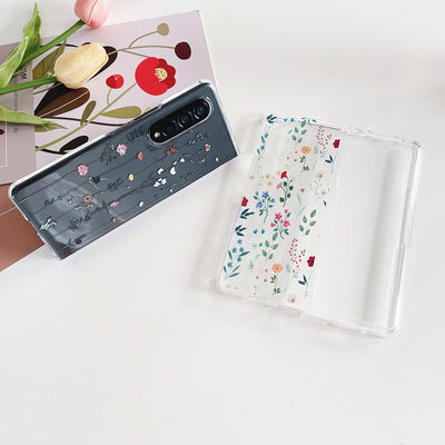 Cute Flowers Case For Samsung Galaxy Z Fold 3 5G