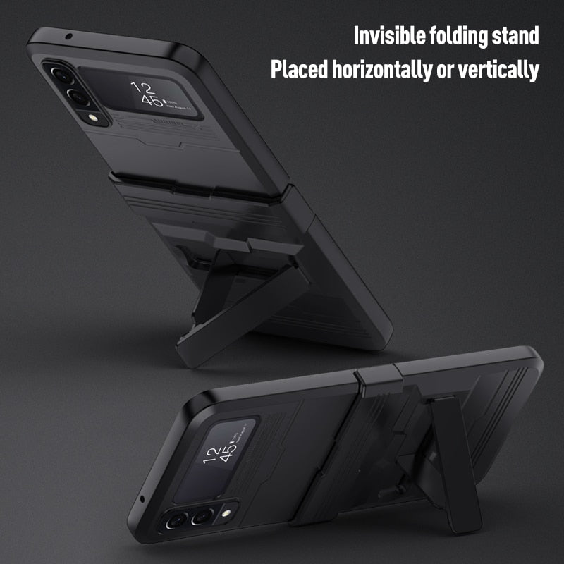 Shockproof Armor Case with Bracket Stand for Samsung Galaxy Z Flip4