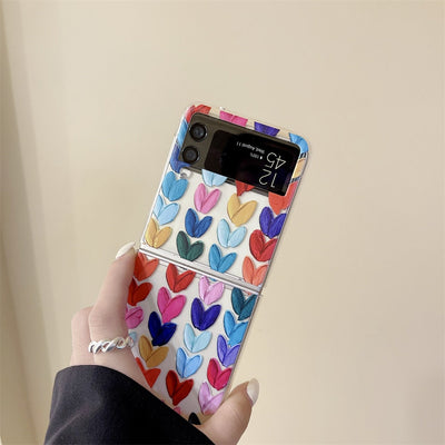 Colorful Oil Painting Case For Samsung Galaxy Z Flip 3 5G