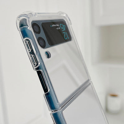 Shockproof Mirror Phone Case For Samsung Galaxy Z Flip 3 5G
